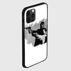 Чехол для iPhone 12 Pro Max Леон рисунок, цвет: 3D-черный — фото 2