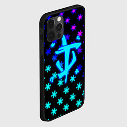 Чехол для iPhone 12 Pro Max Doom winter neon, цвет: 3D-черный — фото 2