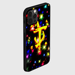 Чехол для iPhone 12 Pro Max Doom новогодние искры, цвет: 3D-черный — фото 2