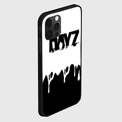 Чехол для iPhone 12 Pro Max DayZ краски подтёки, цвет: 3D-черный — фото 2