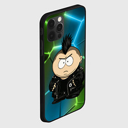 Чехол для iPhone 12 Pro Max Эрик Картман - недовольный панк, цвет: 3D-черный — фото 2