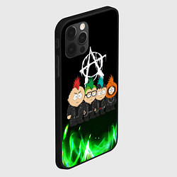 Чехол для iPhone 12 Pro Max Южный парк панки анархисты, цвет: 3D-черный — фото 2