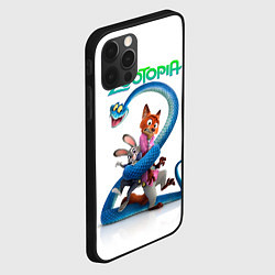 Чехол для iPhone 12 Pro Max Главные герои Зверополис 2, цвет: 3D-черный — фото 2