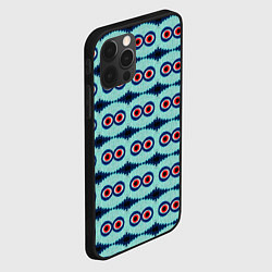 Чехол для iPhone 12 Pro Max Глаза монстриков, цвет: 3D-черный — фото 2