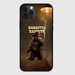 Чехол для iPhone 12 Pro Max Bobritto Bandito мем, цвет: 3D-черный