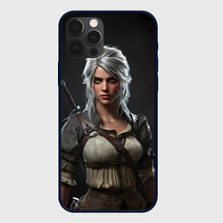Чехол для iPhone 12 Pro Max Цири Ведьмак, цвет: 3D-черный
