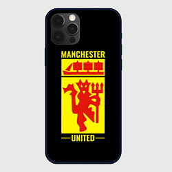 Чехол для iPhone 12 Pro Max Манчестер Юнайтед дьявол, цвет: 3D-черный