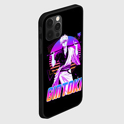 Чехол для iPhone 12 Pro Max Гинтама ретро, цвет: 3D-черный — фото 2