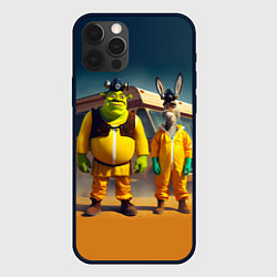 Чехол для iPhone 12 Pro Max Шрек и Данки пустились во все тяжкие, цвет: 3D-черный