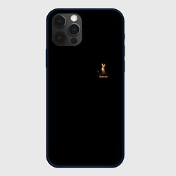 Чехол для iPhone 12 Pro Max Bambi, цвет: 3D-черный