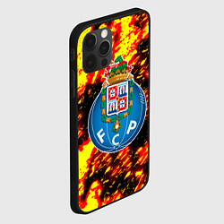 Чехол для iPhone 12 Pro Max Porto огненые краски, цвет: 3D-черный — фото 2