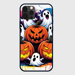 Чехол для iPhone 12 Pro Max Happy Halloween 25, цвет: 3D-черный