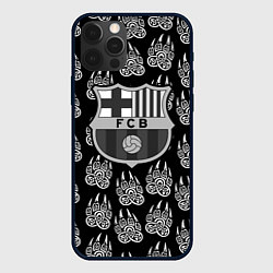 Чехол для iPhone 12 Pro Max Barcelona лапы лес, цвет: 3D-черный