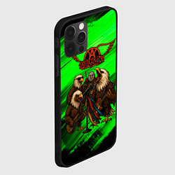 Чехол для iPhone 12 Pro Max Aerosmith орлы, цвет: 3D-черный — фото 2