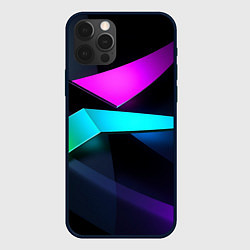 Чехол iPhone 12 Pro Max Neon colored geometric