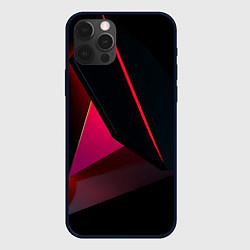Чехол для iPhone 12 Pro Max Geometric shapes, цвет: 3D-черный