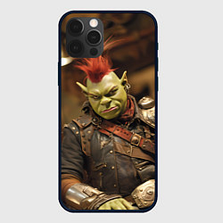 Чехол для iPhone 12 Pro Max Шрек панк в человеческом облике, цвет: 3D-черный