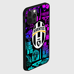 Чехол для iPhone 12 Pro Max Одни из нас x ювентус неон паттерн, цвет: 3D-черный — фото 2