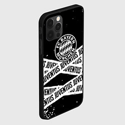 Чехол для iPhone 12 Pro Max Бавария Мюнхен x Ювентус, цвет: 3D-черный — фото 2