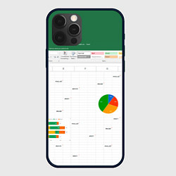 Чехол для iPhone 12 Pro Max Таблица с ошибками - текстура, цвет: 3D-черный