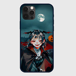 Чехол для iPhone 12 Pro Max Вампирша МаоМао - Монолог Фармацевта аниме Хэллоуи, цвет: 3D-черный