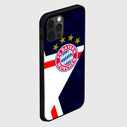 Чехол для iPhone 12 Pro Max Бавария звезды геометрия, цвет: 3D-черный — фото 2