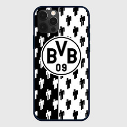 Чехол для iPhone 12 Pro Max Borussia черно белые люди, цвет: 3D-черный