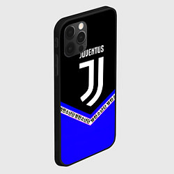 Чехол для iPhone 12 Pro Max Ювентус япония геометрия, цвет: 3D-черный — фото 2