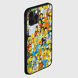 Чехол для iPhone 12 Pro Max Simpsons Stories, цвет: 3D-черный — фото 2