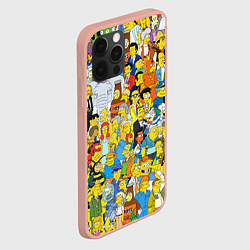 Чехол для iPhone 12 Pro Max Simpsons Stories, цвет: 3D-светло-розовый — фото 2