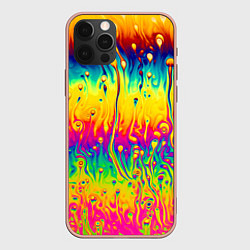 Чехол для iPhone 12 Pro Max Tie dye, цвет: 3D-светло-розовый