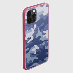 Чехол для iPhone 12 Pro Max Камуфляж, цвет: 3D-малиновый — фото 2