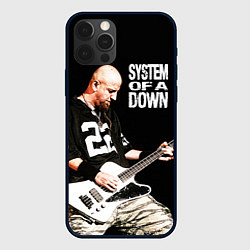 Чехол для iPhone 12 Pro Max System of a Down, цвет: 3D-черный