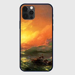 Чехол для iPhone 12 Pro Max Айвазовский - 9 Вал, цвет: 3D-черный