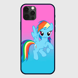 Чехол для iPhone 12 Pro Max My Little Pony, цвет: 3D-черный