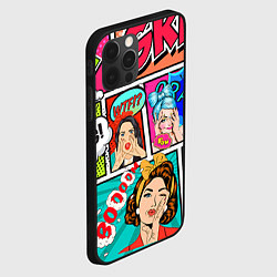 Чехол для iPhone 12 Pro Max POP ART, цвет: 3D-черный — фото 2