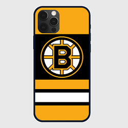 Чехол для iPhone 12 Pro Max Boston Bruins, цвет: 3D-черный