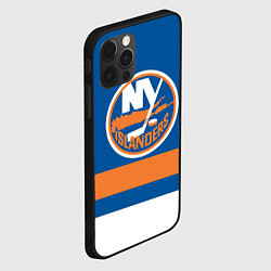 Чехол для iPhone 12 Pro Max New York Islanders, цвет: 3D-черный — фото 2