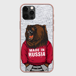 Чехол для iPhone 12 Pro Max Made in Russia, цвет: 3D-светло-розовый