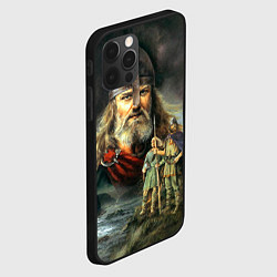 Чехол для iPhone 12 Pro Max Богатырь Руси, цвет: 3D-черный — фото 2