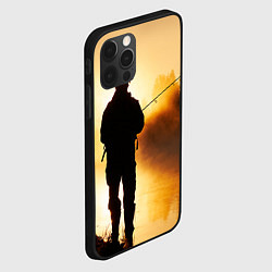Чехол для iPhone 12 Pro Max Вечерний рыбак, цвет: 3D-черный — фото 2