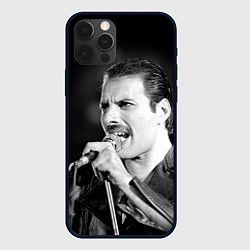 Чехол для iPhone 12 Pro Max Фредди Меркьюри, цвет: 3D-черный