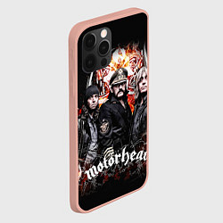 Чехол для iPhone 12 Pro Max Motorhead Band, цвет: 3D-светло-розовый — фото 2