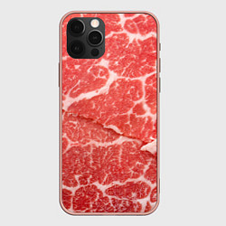 Чехол для iPhone 12 Pro Max Кусок мяса, цвет: 3D-светло-розовый