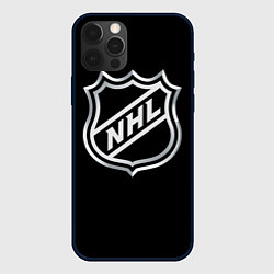 Чехол для iPhone 12 Pro Max NHL, цвет: 3D-черный
