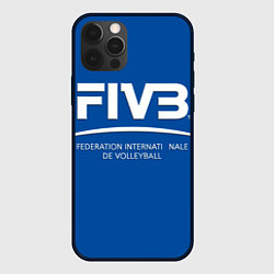 Чехол для iPhone 12 Pro Max Волейбол FIVB, цвет: 3D-черный