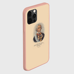 Чехол для iPhone 12 Pro Max Александр Суворов 1730-1800, цвет: 3D-светло-розовый — фото 2