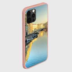 Чехол для iPhone 12 Pro Max Питер, цвет: 3D-светло-розовый — фото 2