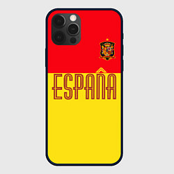 Чехол для iPhone 12 Pro Max Сборная Испании: Евро 2016, цвет: 3D-черный