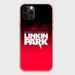Чехол для iPhone 12 Pro Max Linkin Park: Minutes to midnight, цвет: 3D-светло-розовый